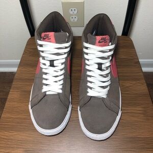 Nike Zoom Blazer Mid Brown Adobe Size 9.5 Men Shoes